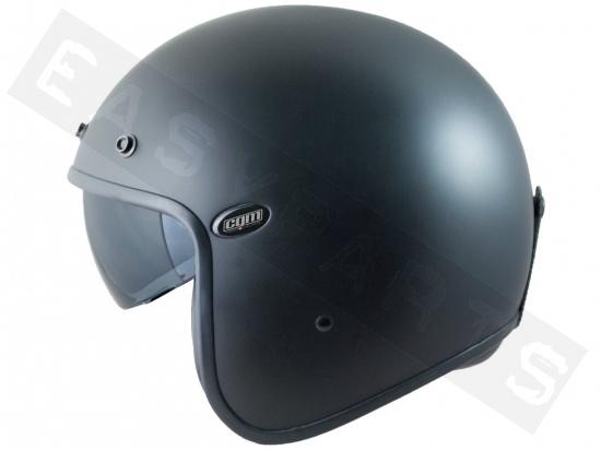 Helmet Jet CGM 177Y Porto Mono Matt Black (internal sun visor)